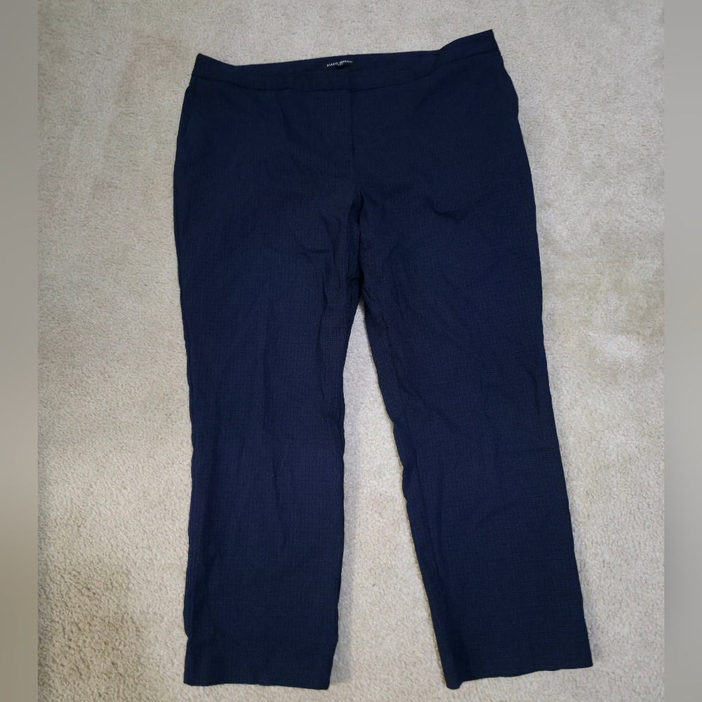Dark Blue Patterned Pants